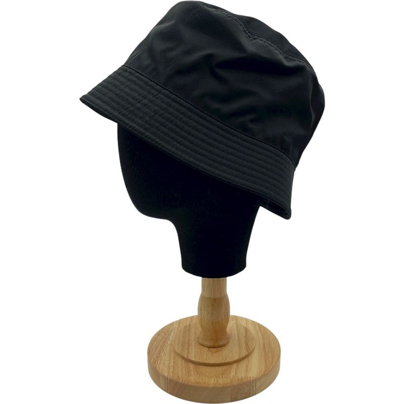 プラダ PRADA トライアングルロゴバケットハット 2 HC 137 ブラック ナイロン メンズ その他ファッション雑貨