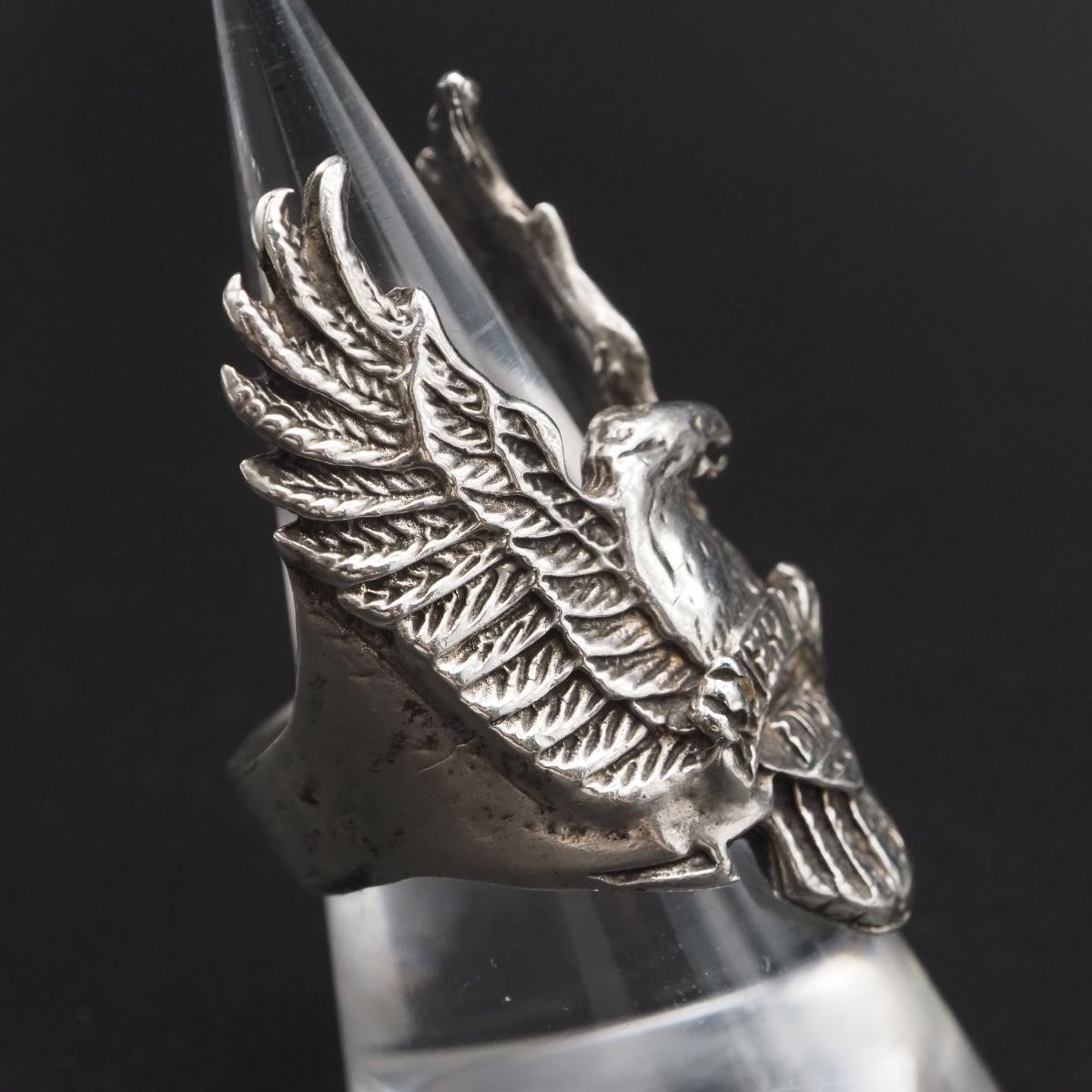 ヴィンテージ バイカーリング シグネット メンズ指輪 フランス紋章 17