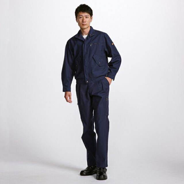 種類11：4 紺/5L(＋600円) 寅壱 ブルゾン 4442-124 | 作業ジャンパー