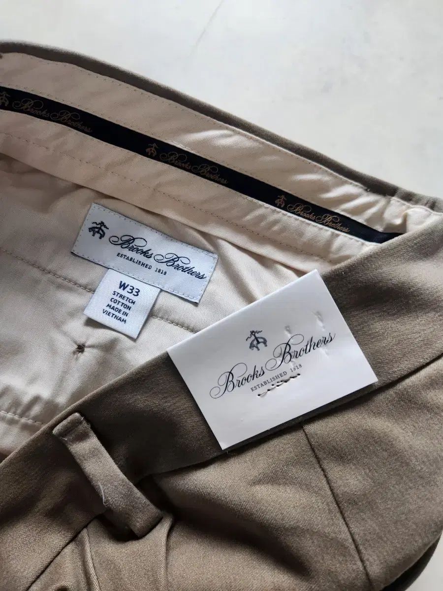 ブルックス ブラザーズ コットン ストレッチ ズボン W33