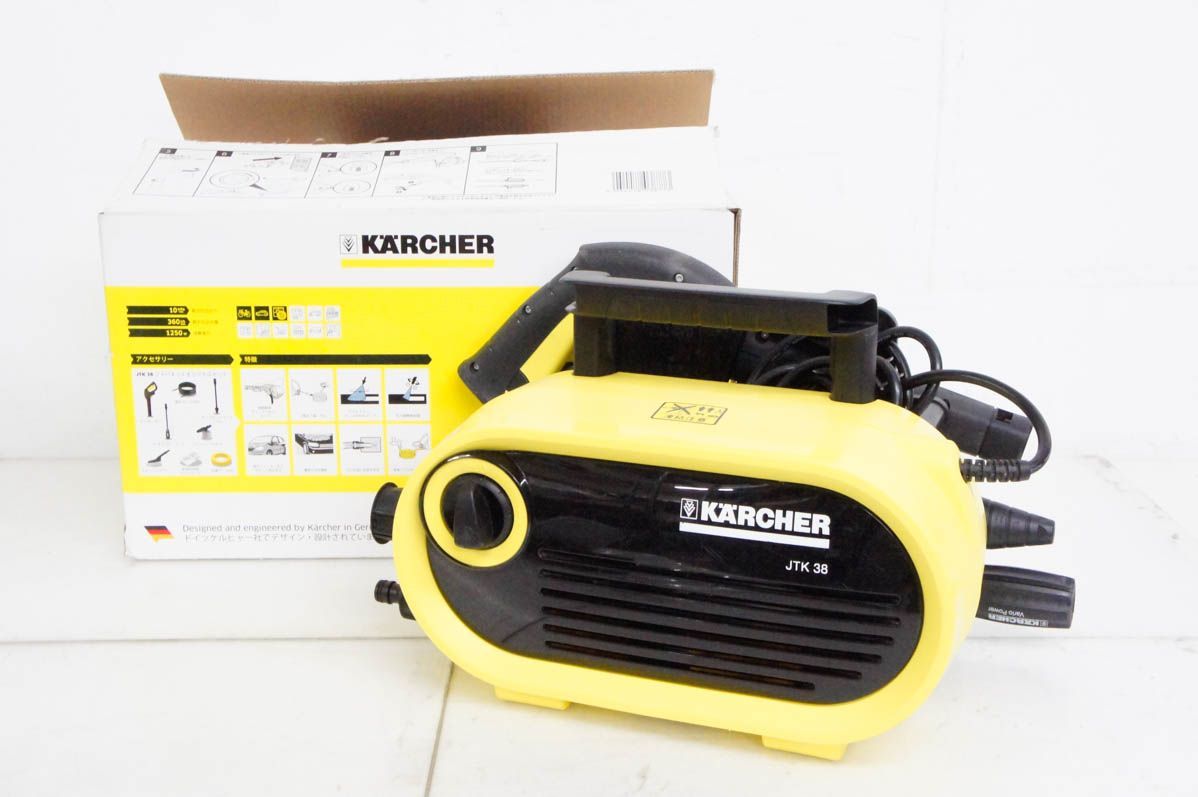 中古】KARCHERケルヒャー 家庭用高圧洗浄機 JTK38 1.600-960.0 - メルカリ