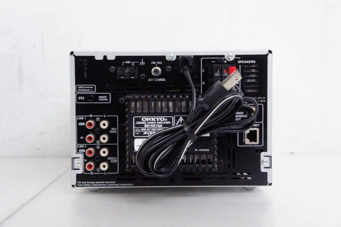  ONKYOオンキヨー CD HDDチューナーアンプ BR NX 10 A スピーカー D N 7 TX セット ミニコンポ ラジオ コンポ