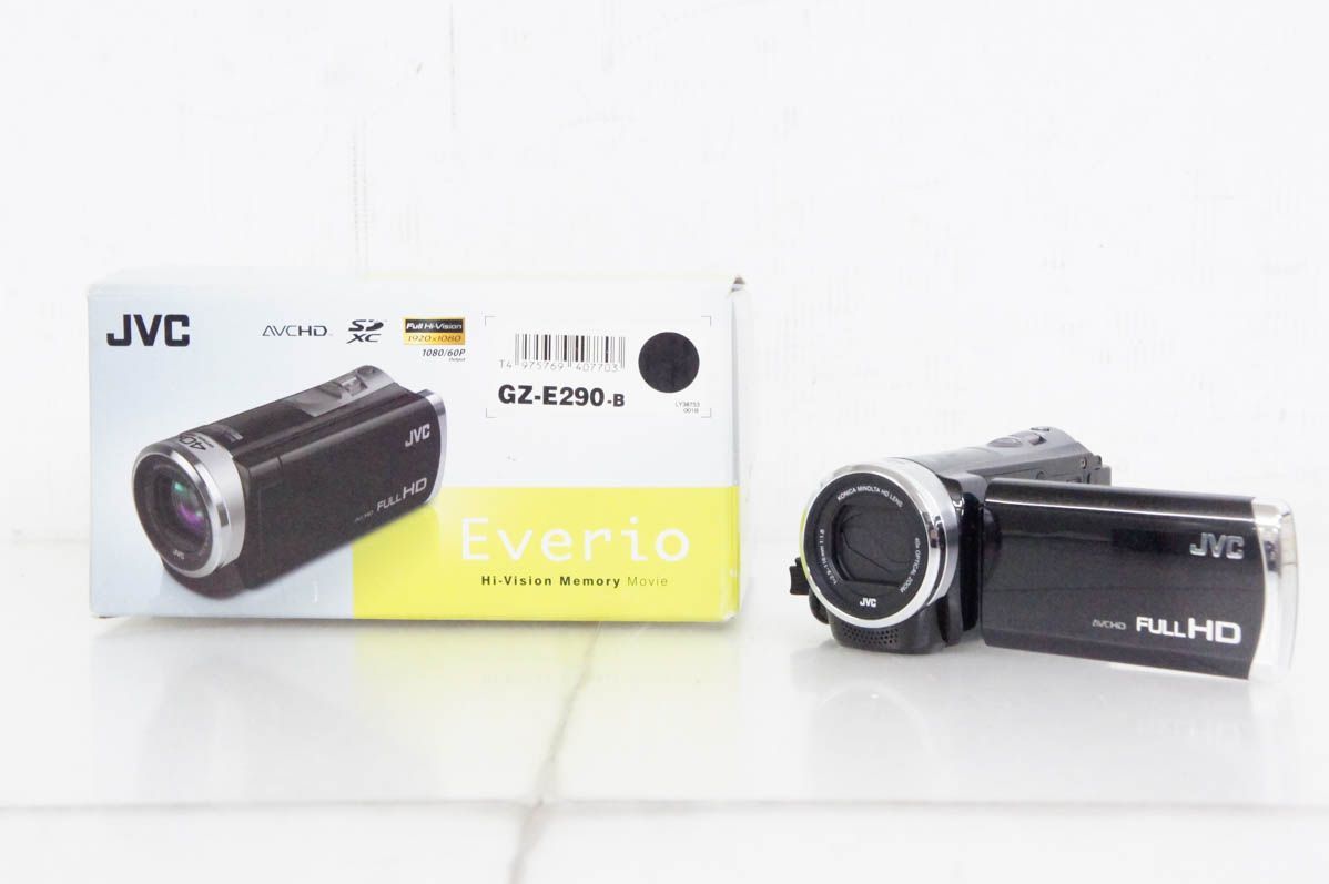 JVC Victorビクター エブリオEverio フルハイビジョンSDムービー GZ-E290 ビデオカメラ