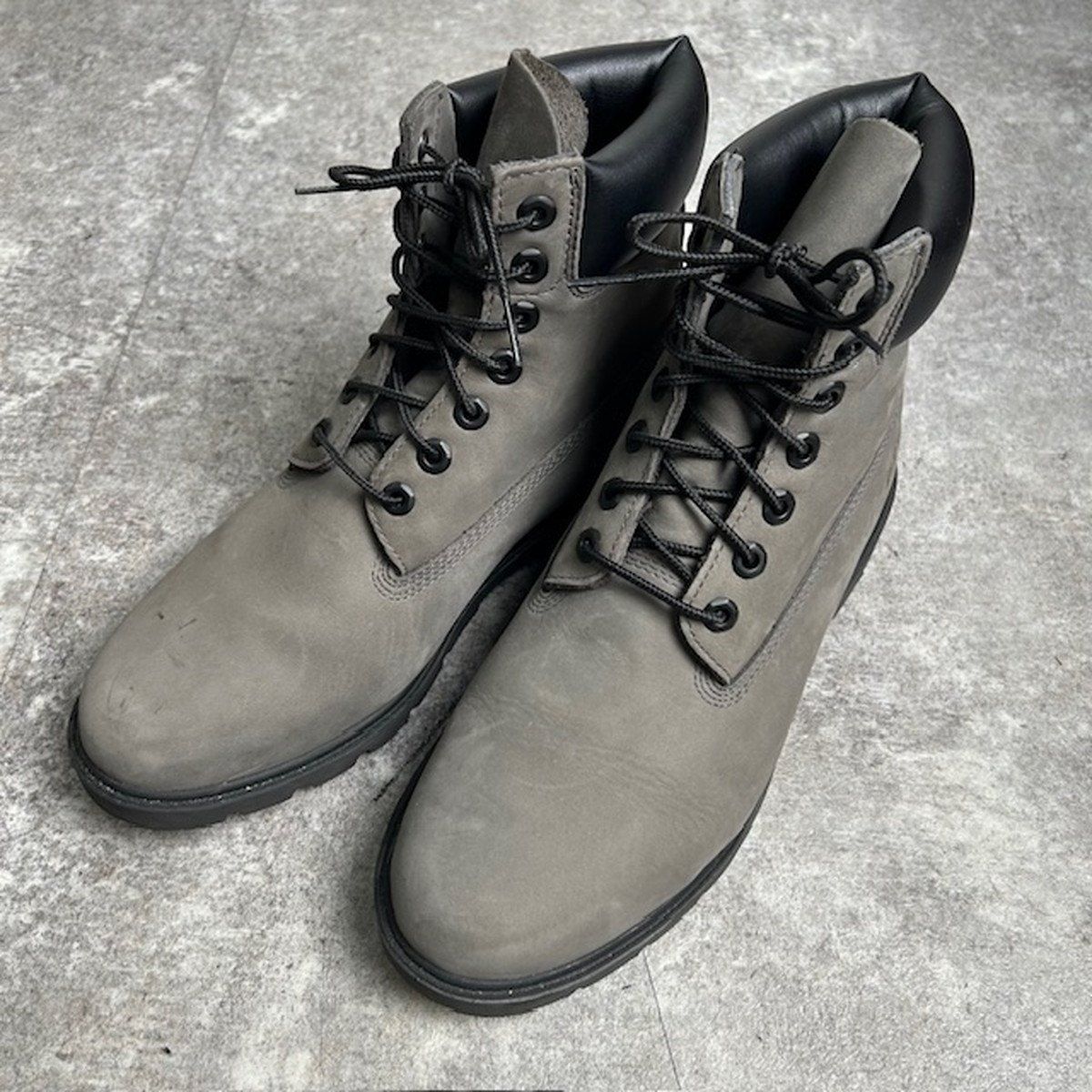 Timber Land ティンバーランド 6INCH BASIC BOOT 6インチ ベーシックブーツ レースアップブーツ 靴 メンズ 26.5cm グレー