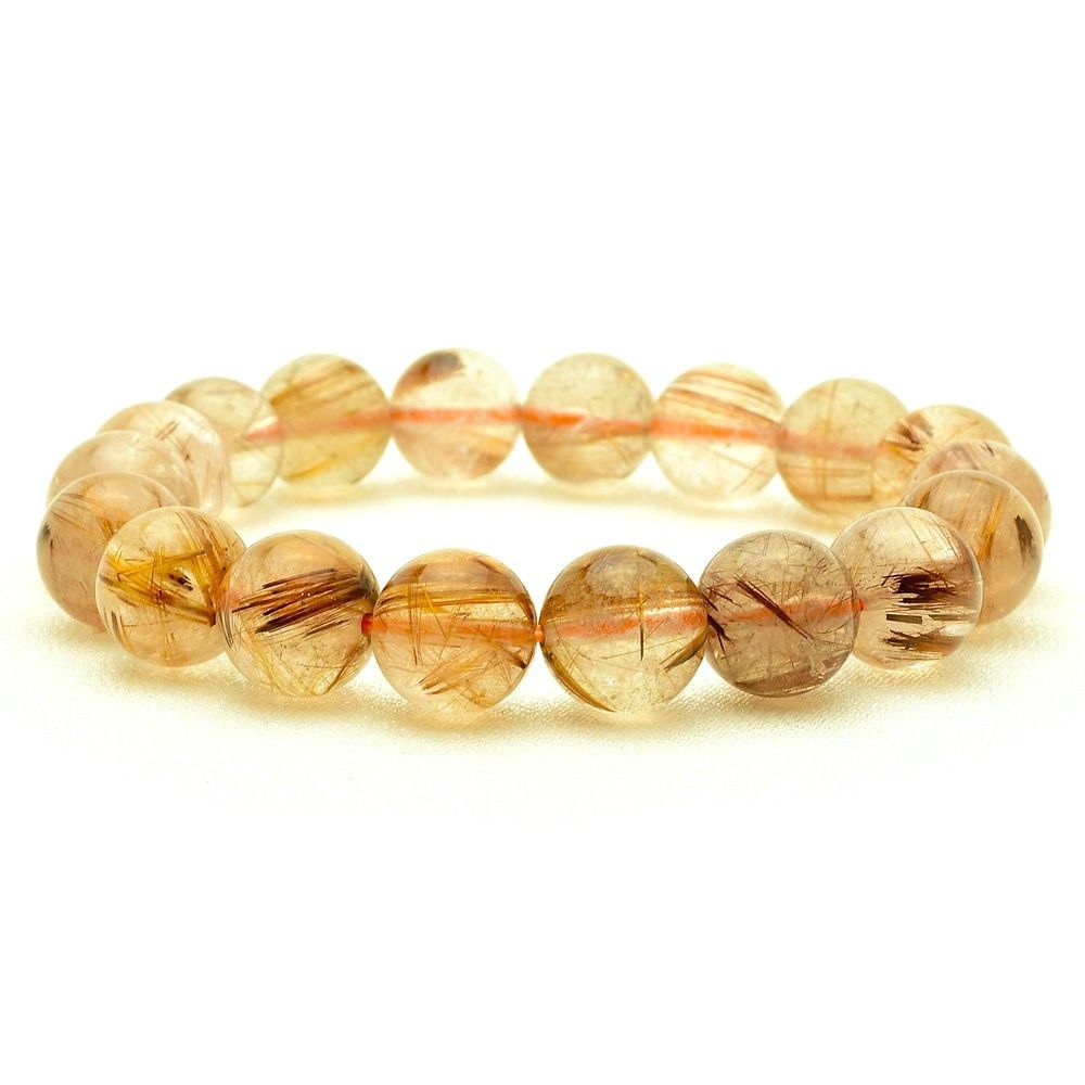 濃密な輝きが美しい】 タイガールチル ブレスレット 11mm 一点物