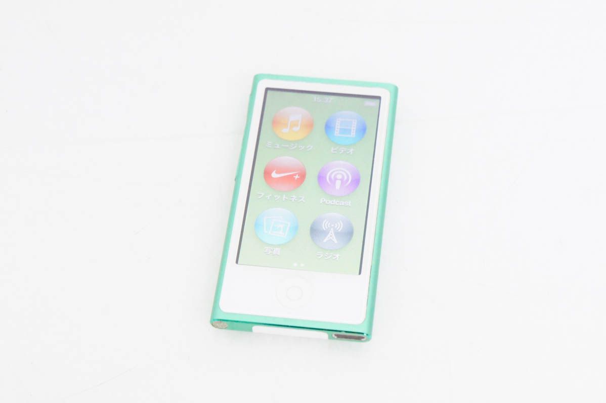 Appleアップル 第7世代 iPod nano 16GB グリーン MD478J