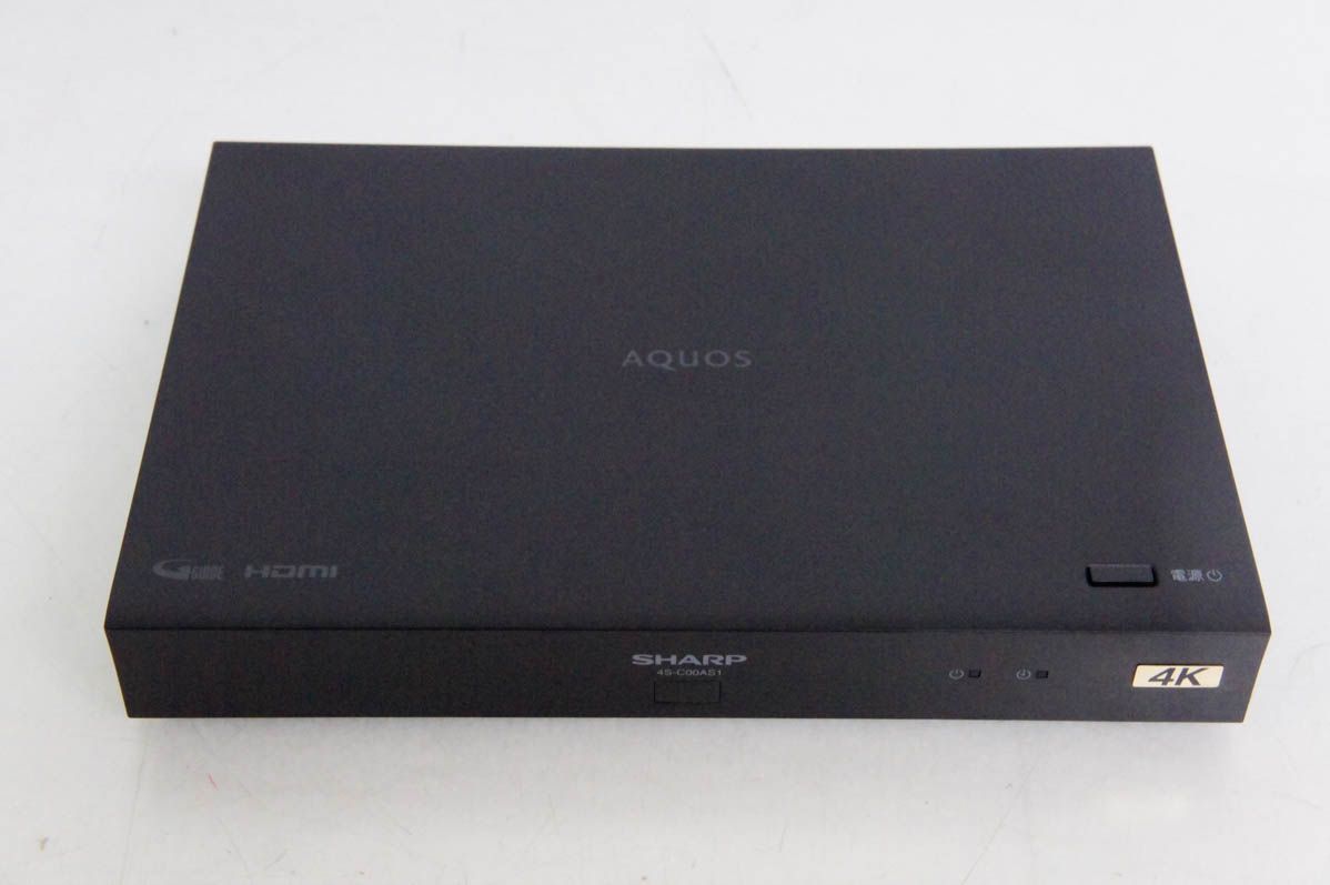 SHARPシャープ 4Kチューナー 4S-C00AS1