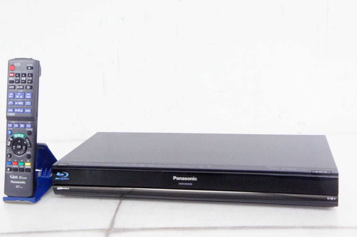 Panasonicパナソニック HDD搭載ハイビジョンブルーレイディスクレコーダー DMR-BW 690 ブルーレイディーガ