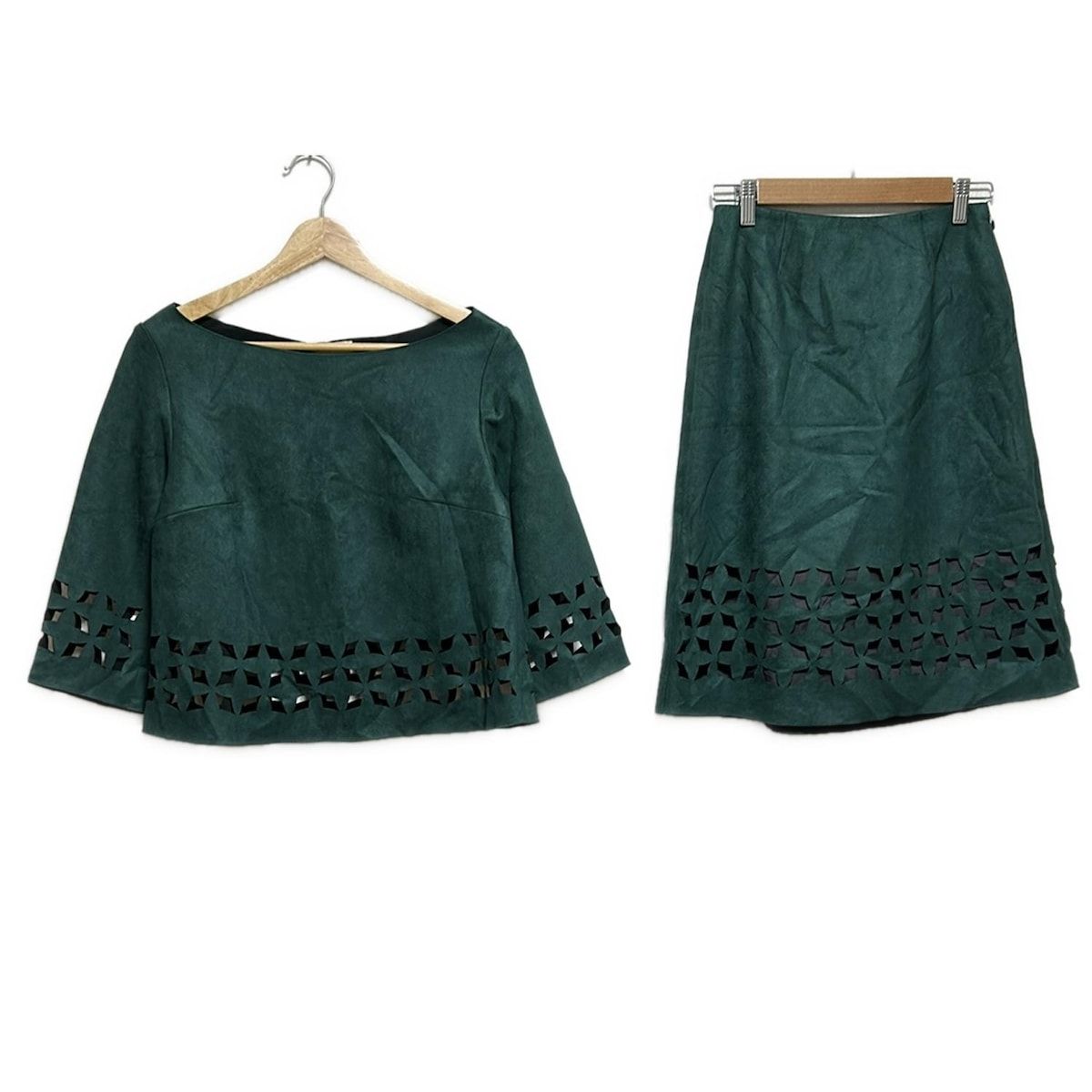 Sybilla シビラ スカートセットアップ レディース - ダークグリーン