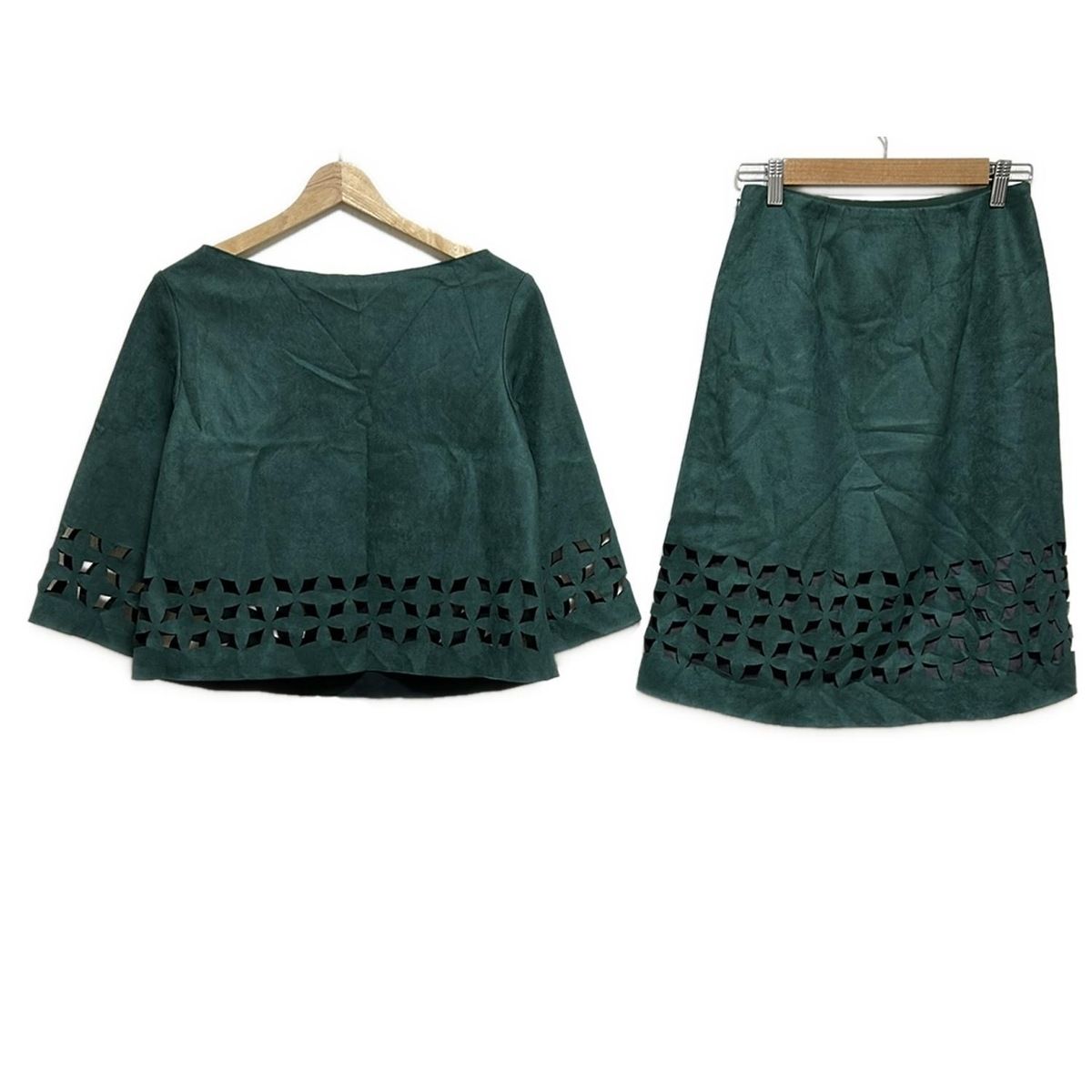 Sybilla シビラ スカートセットアップ レディース - ダークグリーン