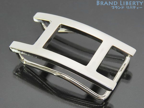 【新品仕上げ】エルメス　HERMES　アピ　Hモチーフ　マネークリップ　財布　シルバー925