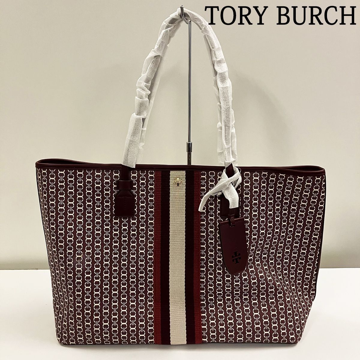 TORY BURCH トリーバーチ ジェミニリンク トートバッグ 総柄 - メルカリ
