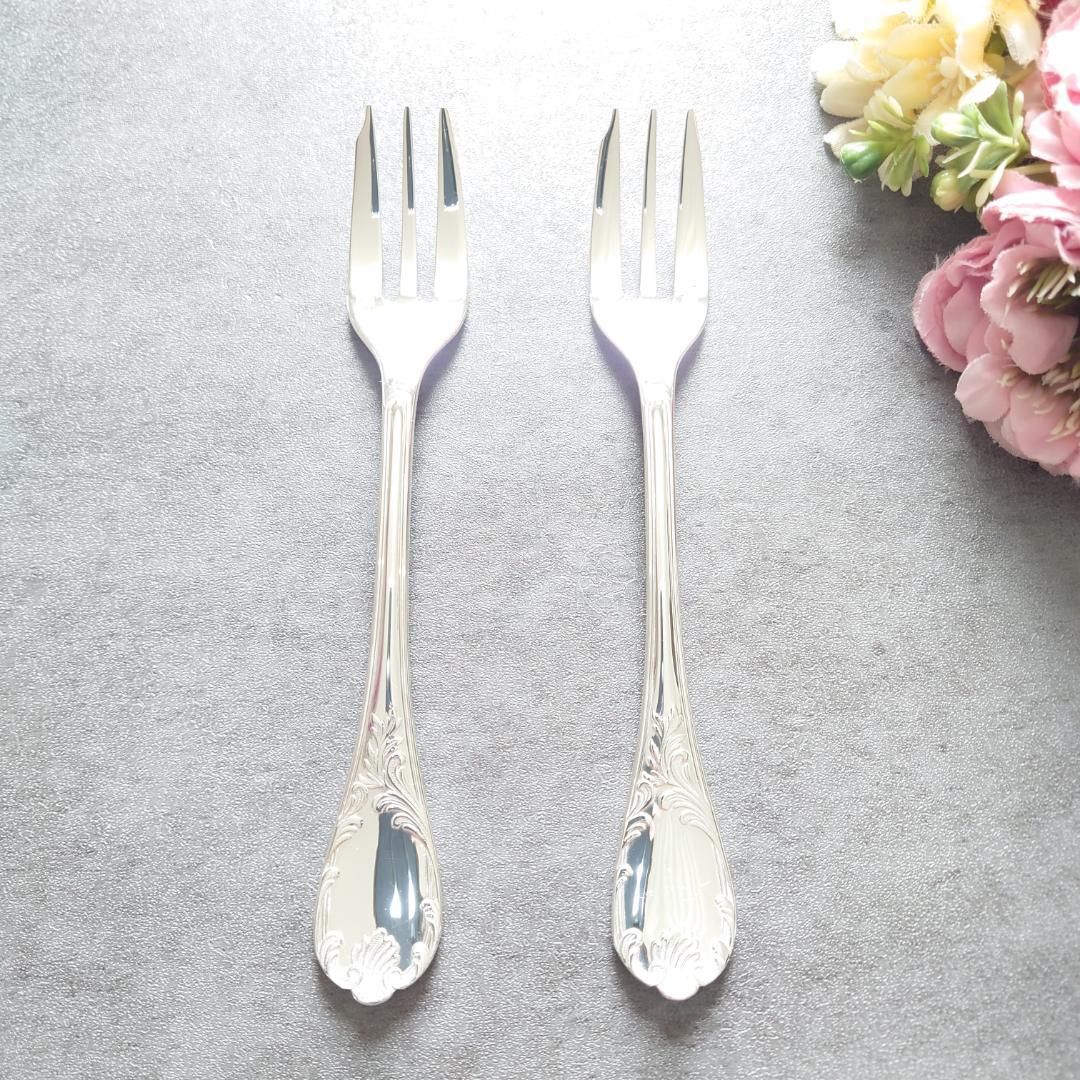 クリストフル マルリー ケーキフォーク 2点