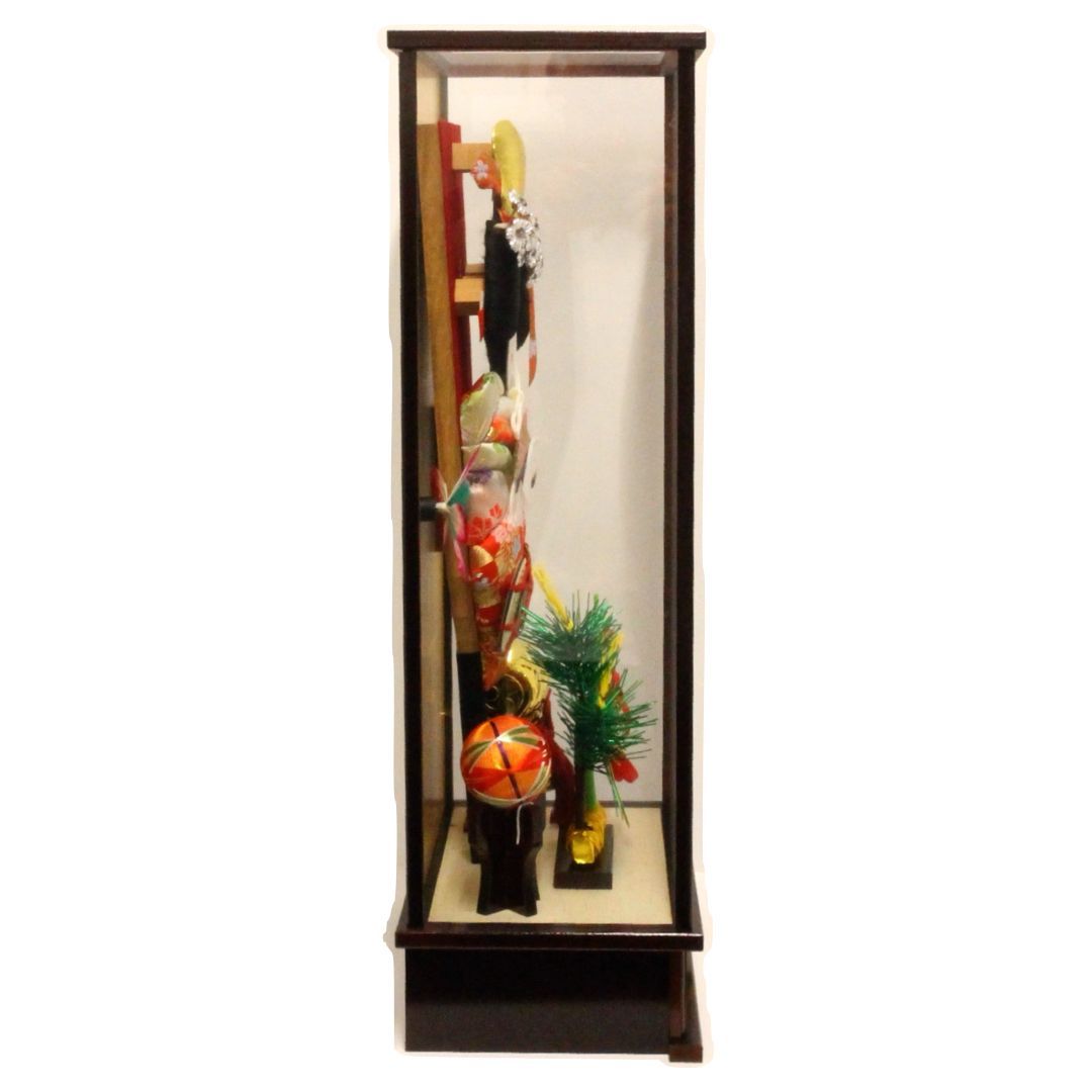 羽子板 13号 ガラスケース 春華 道明寺 オルゴール付き 羽子板 13号 ガラスケース 春華 道明寺 オルゴール付き