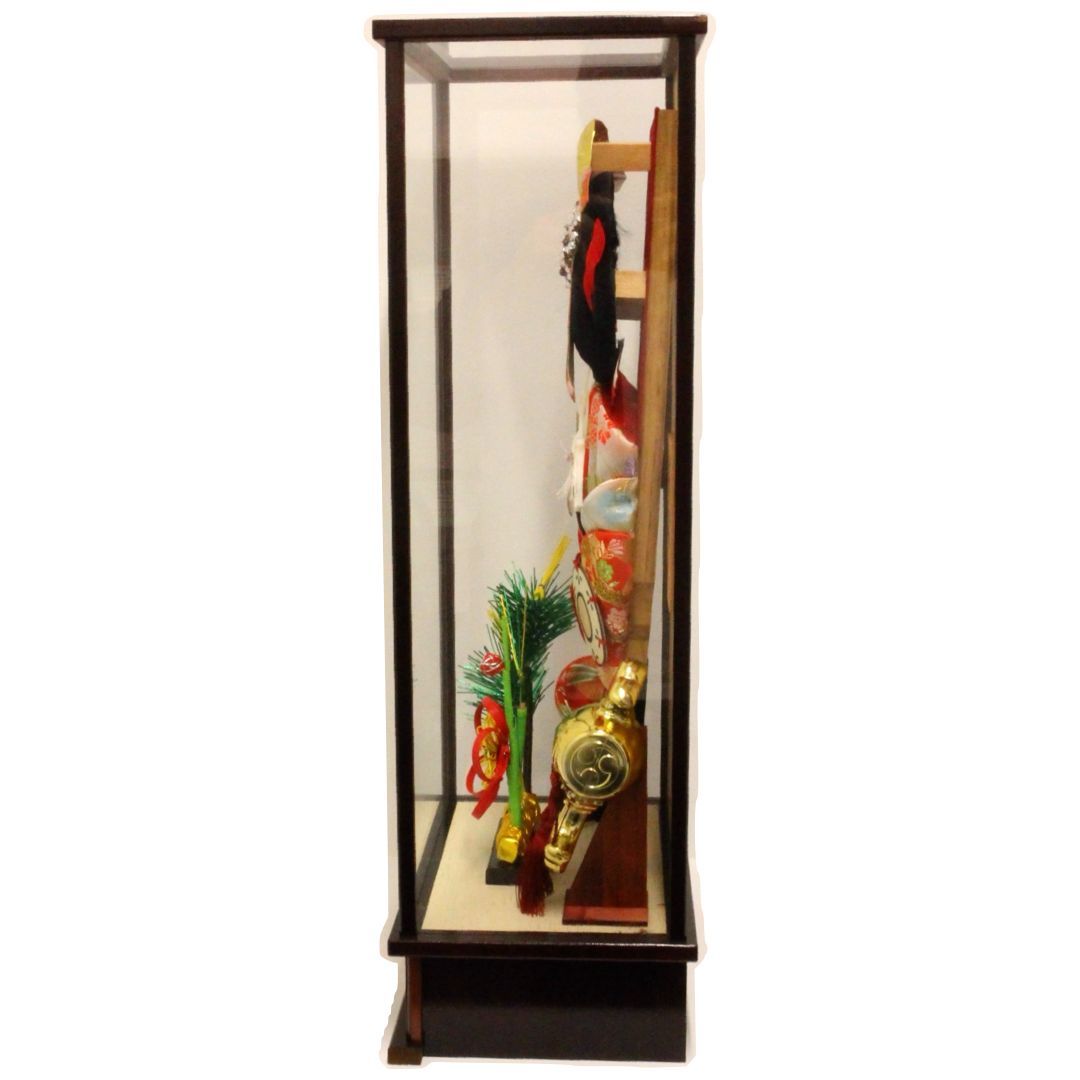 羽子板 13号 ガラスケース 春華 道明寺 オルゴール付き 羽子板 13号