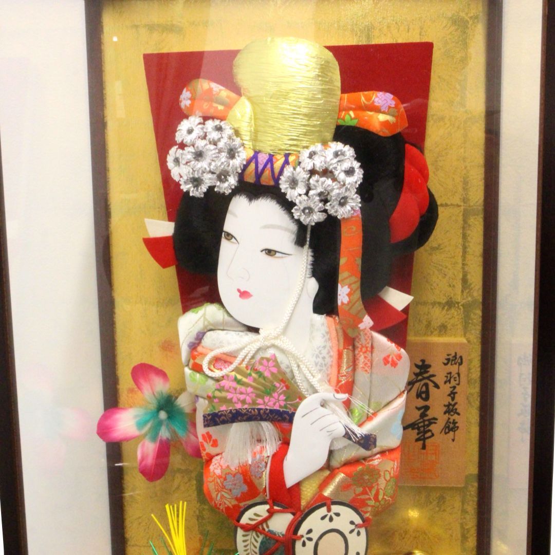 東京久月　羽子板オルゴール付ケース１３号・間口約３１×奥行約２４×高さ約５２㎝ 羽子板ケース飾り 13号 72EH-18 | 羽子板 | 【公式】 人形の久月