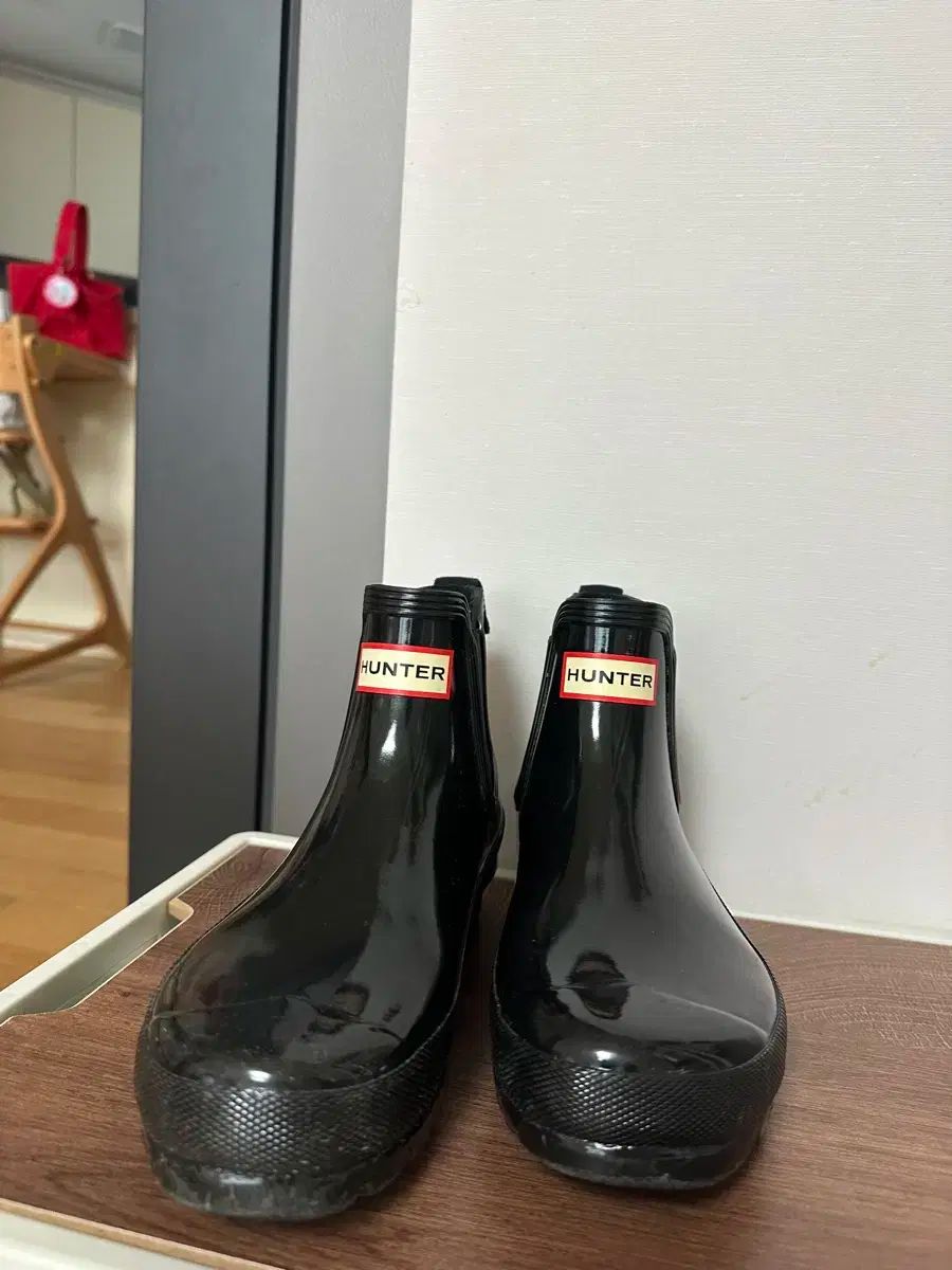 ハンター チェルシー レインブーツ ブラック ショート