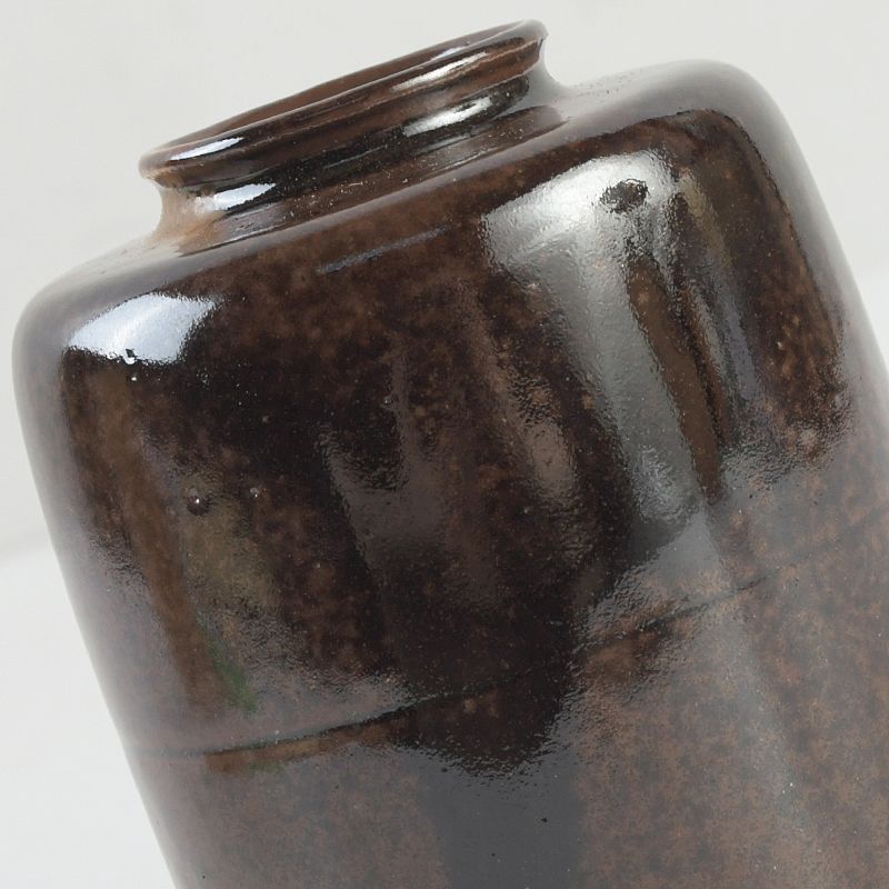 膳所焼 陽炎園造 淡海ぜぜ 手枕写 茶入 仕覆付 共箱 V S227 - メルカリ