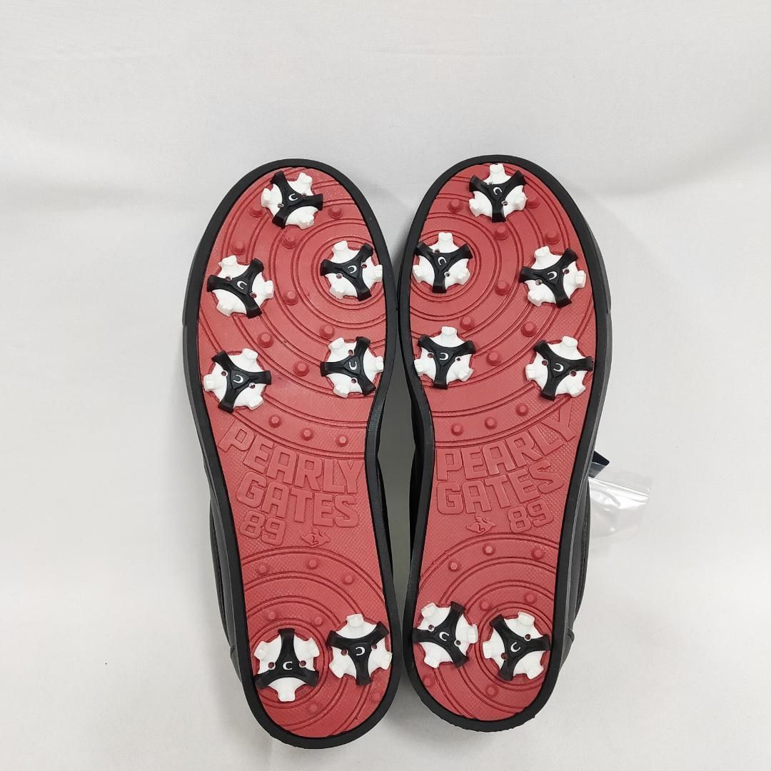 ○★新品未使用 PEARLY GATES メゾンロゴ柄 ローカットゴルフシューズ 新品 未使用 PEARLY GATES メゾンロゴ柄 ローカットゴルフシューズ