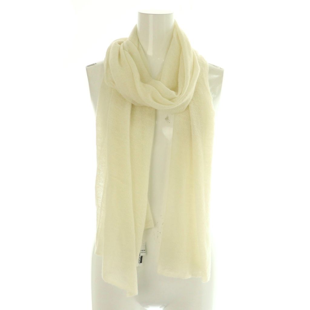 【超特価 SALE開催中！】 ジルサンダー JIL SANDER ストール カシミヤ オフホワイト MI OS 最高の品質、最低の価格！