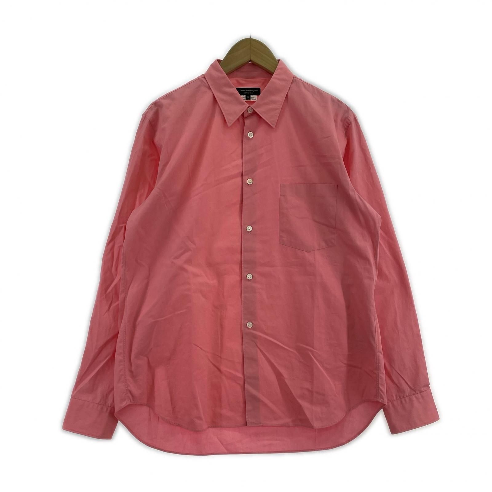 COMME des GARCONS 長袖シャツ HOMME PLUS 19SS LSシャツ M ピンク