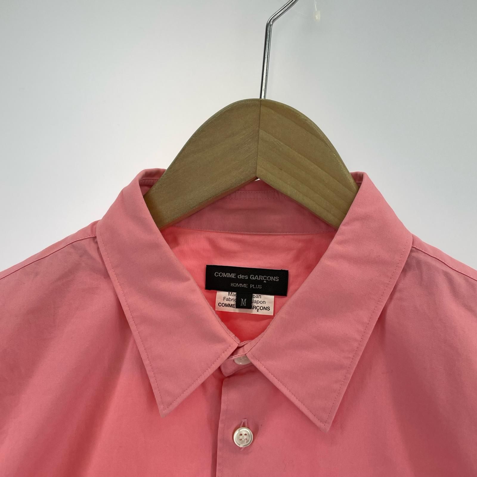 COMME des GARCONS 長袖ｼｬﾂ HOMME PLUS 19 SS LSｼｬﾂ M ﾋﾟﾝｸ