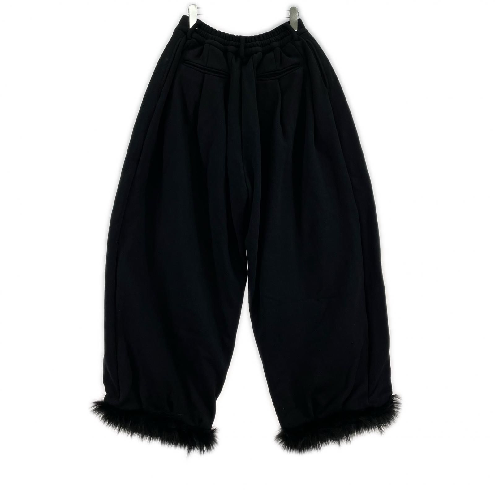 即完品 dinoworks new egg trousers スウェットパンツ dinoworks new egg trousers S ﾌﾞﾗｯｸ - メルカリ