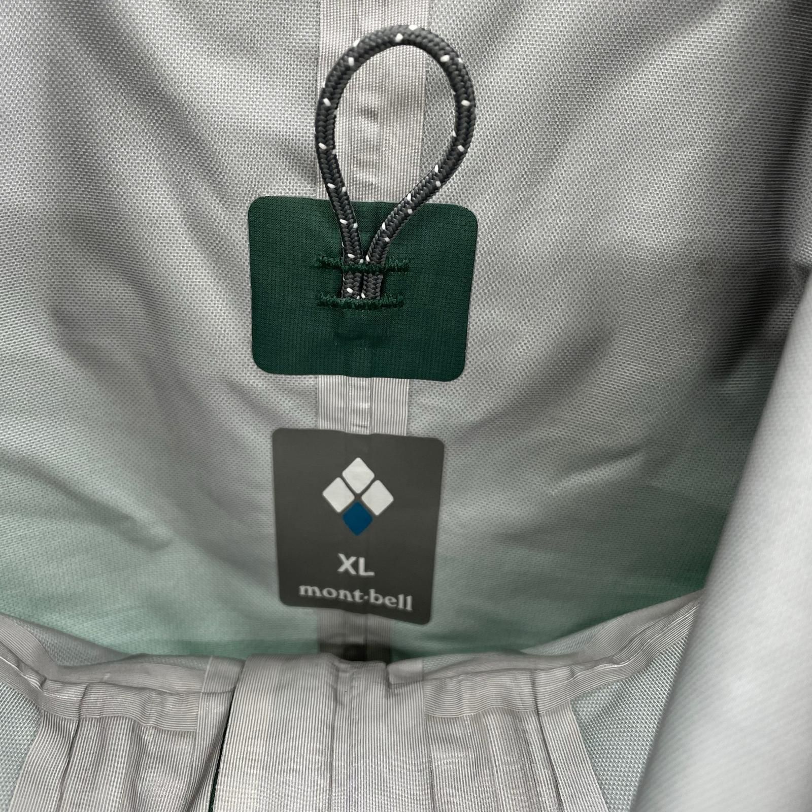 mont-bell ジャケット スーパー ドライテック レイン ジャケット XL グリーン