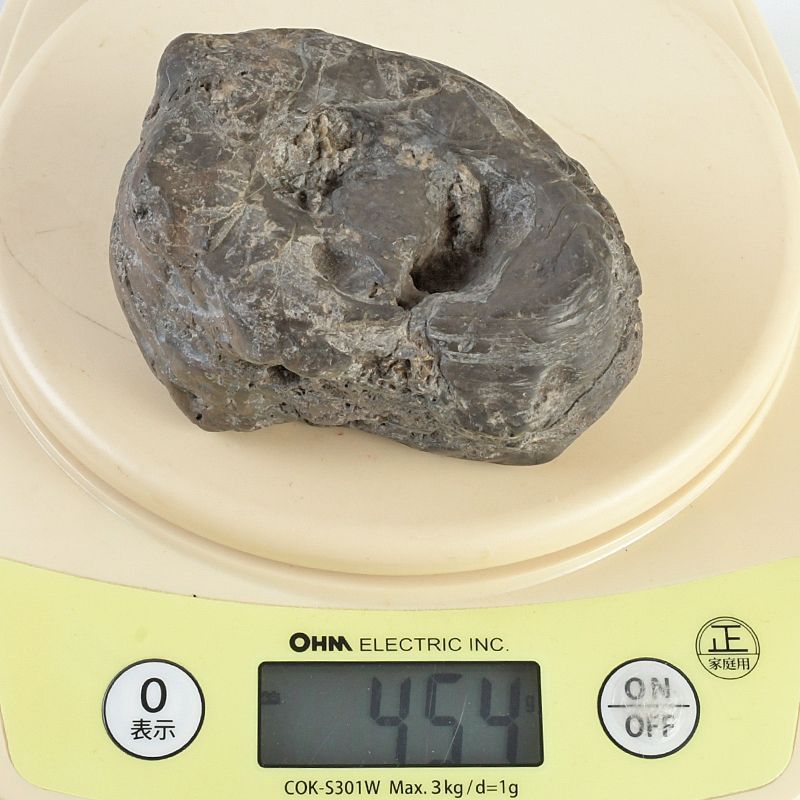 天然石　鑑賞石　置物　重さ約1.5kg　唐木台付　V　R6348 天然石 鑑賞石 置物 重さ約1.5kg 唐木台付 V R6348