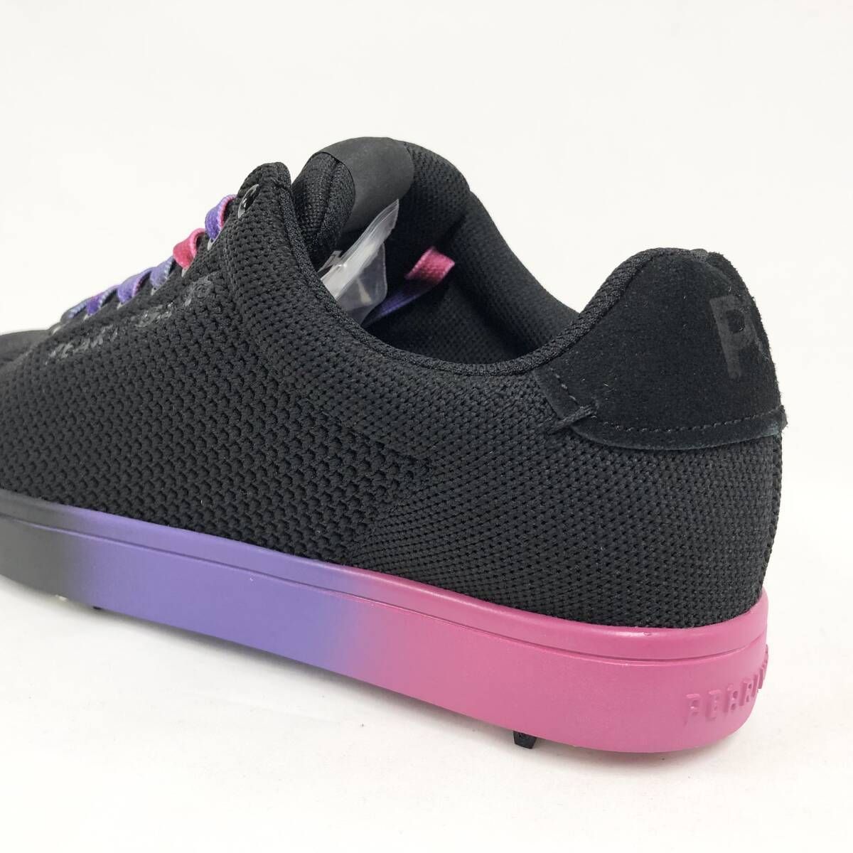 PEARLY GATES メッシュスニーカー 黒/紫/ピンク PEARLY GATES メッシュ