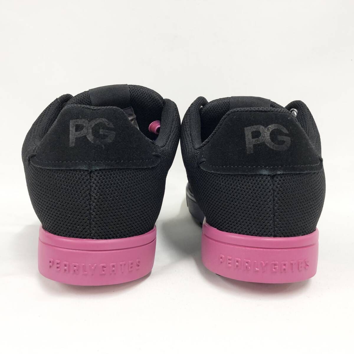 新品 未使用 PEARLY GATES ゴルフシューズ ブラック 25cm（パーリー