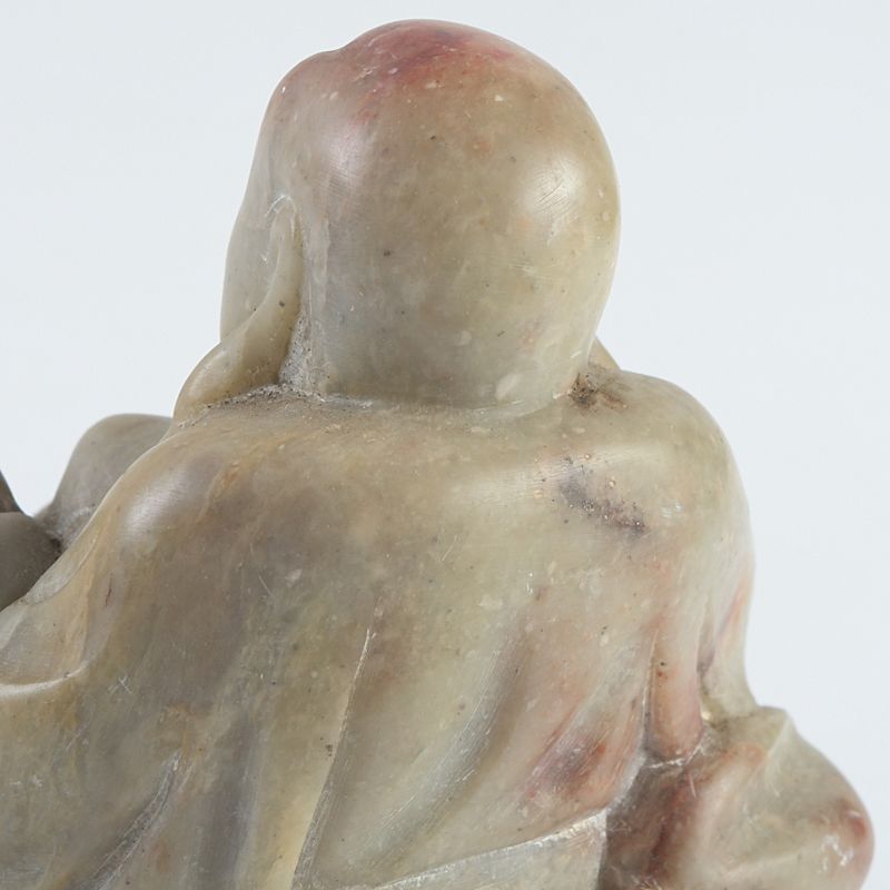 中国 玉石寿山石彫刻 布袋像 印材 置物 N S230 - メルカリ