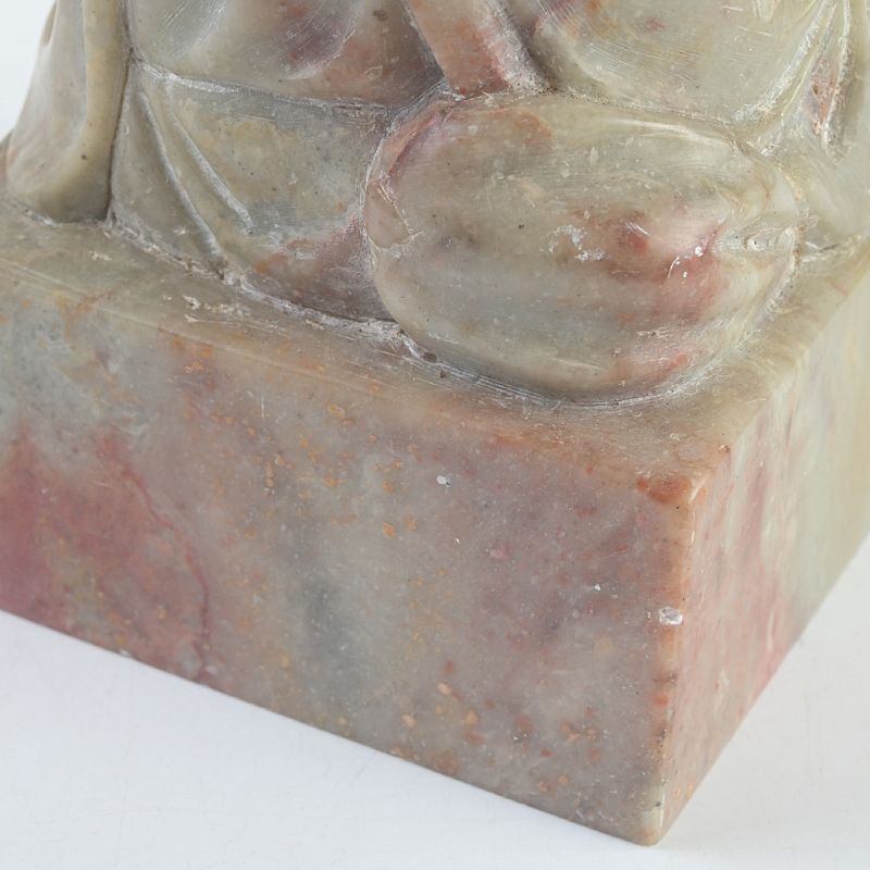 中国 玉石寿山石彫刻 布袋像 印材 置物 N S230 - メルカリ