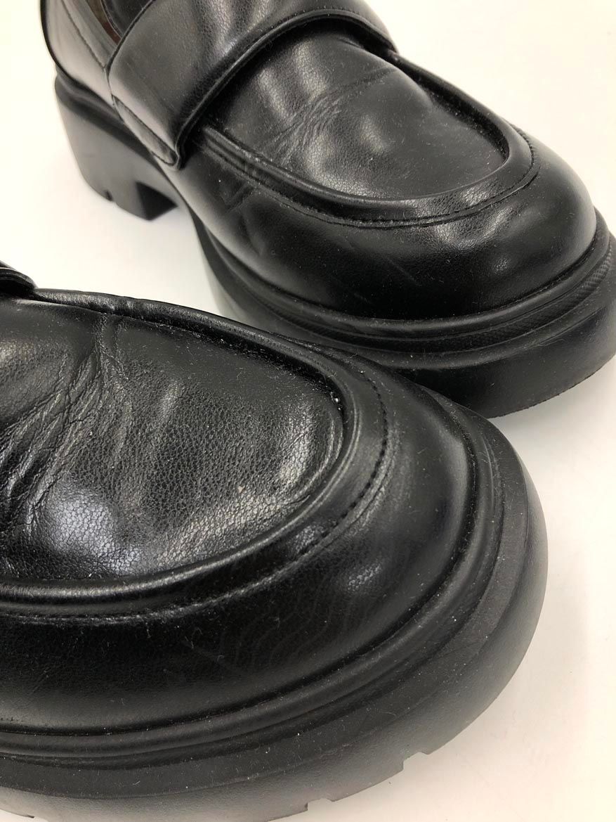  BEAUTY - YOUTH ビューティ-ユース 8553 レザーライク 晴雨兼用 ローファー シューズ size 24.5 黒 レディース その他 靴