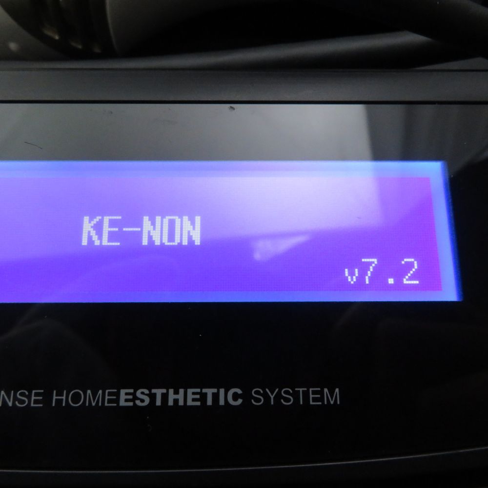 美品 ke-non ケノン ver7.2 フラッシュ式脱毛器 未使用カートリッジ2点
