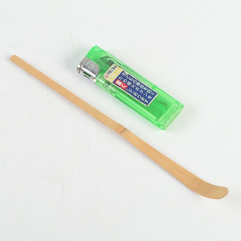 茶道具 紫野 前大徳 藤田寛道書付 竹茶杓 銘「好日」 共筒・共箱