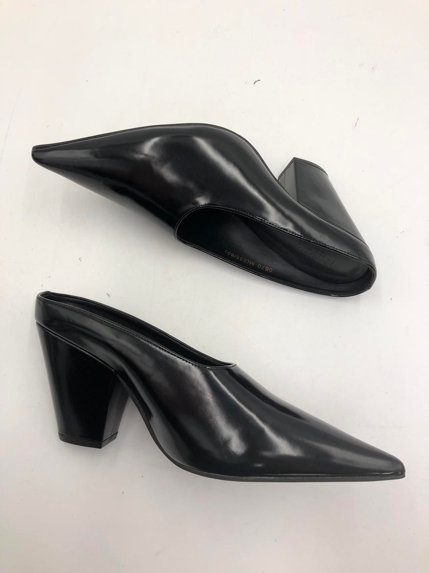  THROW by SLY スローバイスライ 030 hs 055-0670 ポインテッドスリッポン パンプス sizeM 黒 レディース ハイヒール パンプス パンプス