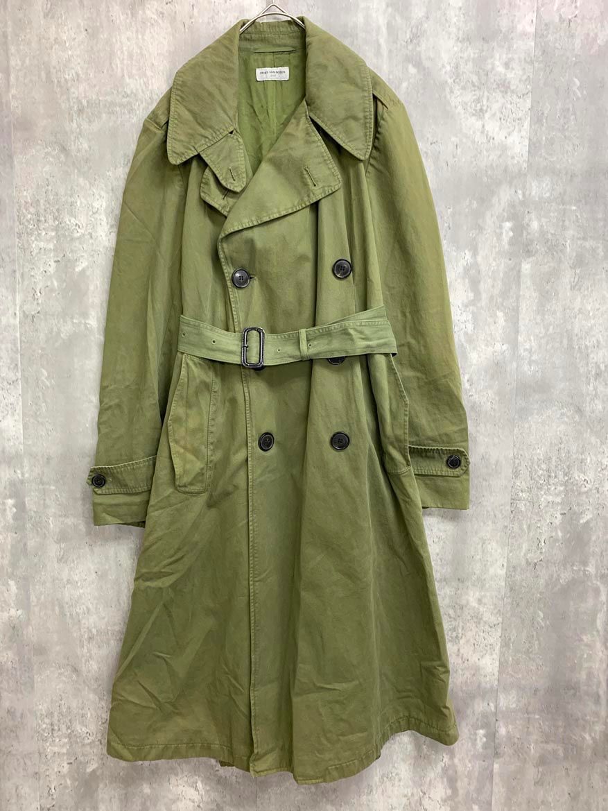 Dries Van Noten ドリスヴァンノッテン ロングコート 裏地あり ジャケット カーキ レディース