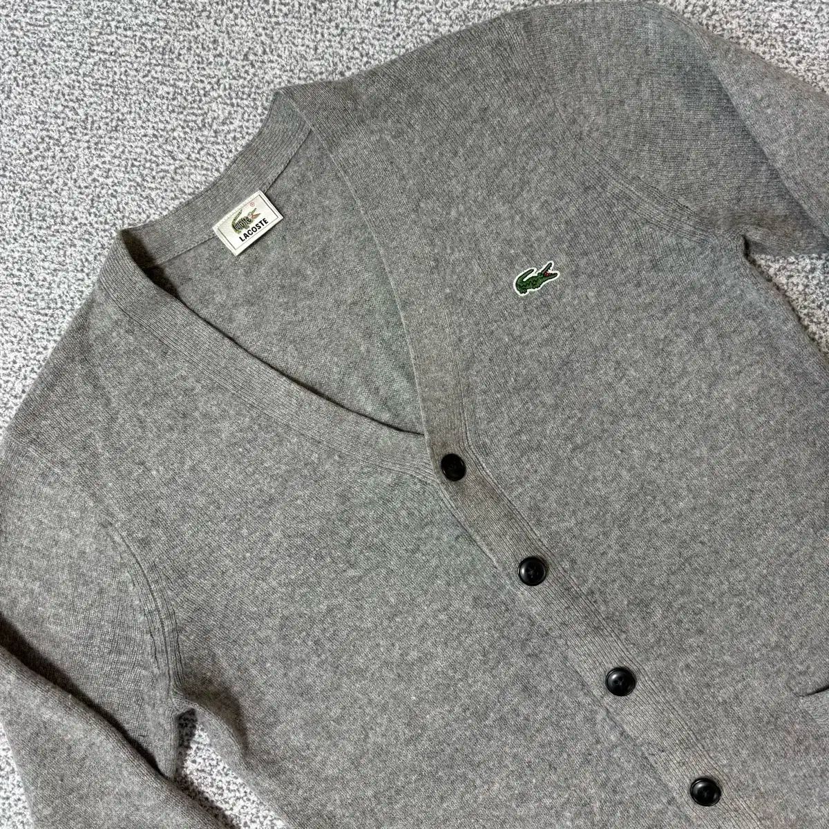ラコステ ウール ニット カーディガン レディース