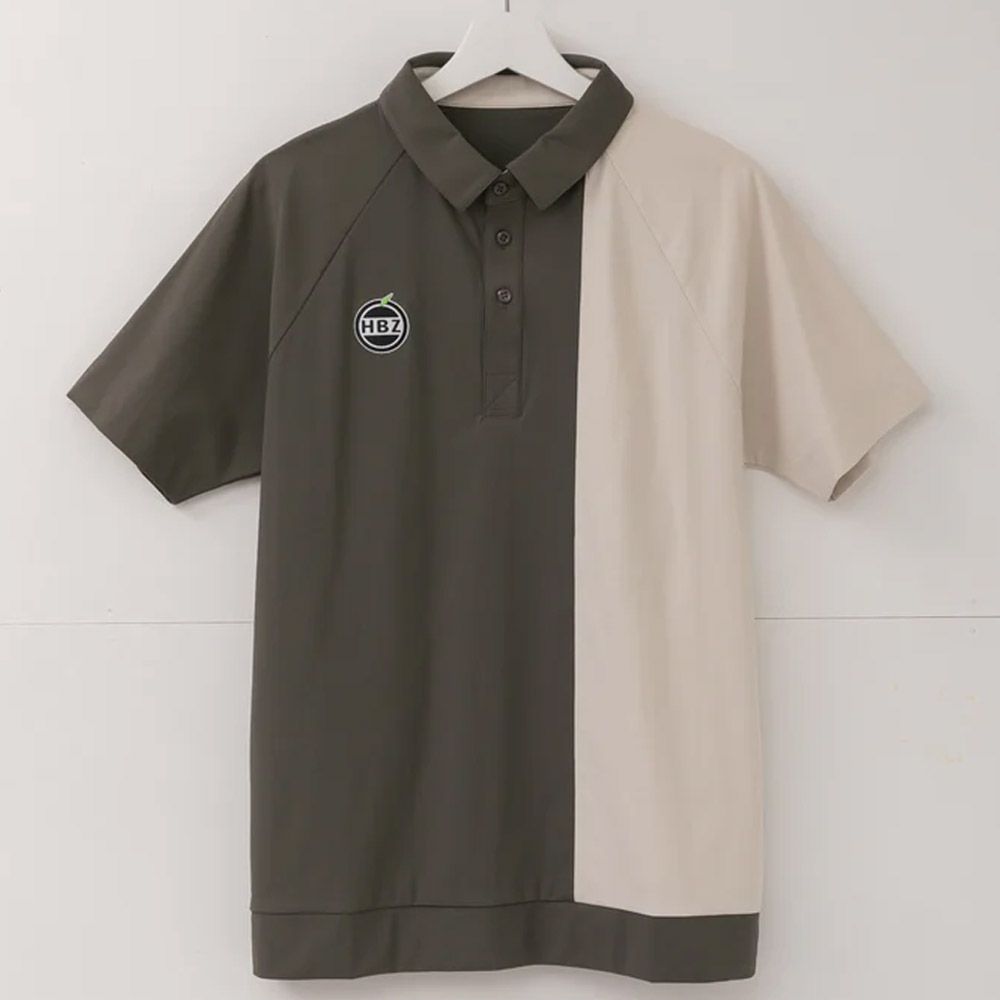 50%OFF】HBBS-03-1 HEBEZ GOLF ハイストレッチ配色ポロシャツ