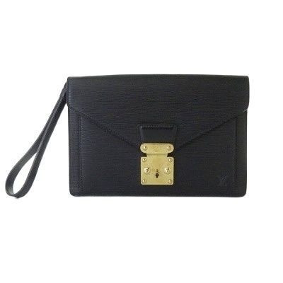 ルイヴィトン LOUIS VUITTON M52612 エピ ポシェット セリエ ドラゴンヌ クラッチバッグ セカンドバッグ レザー ノワール 黒 ブラック