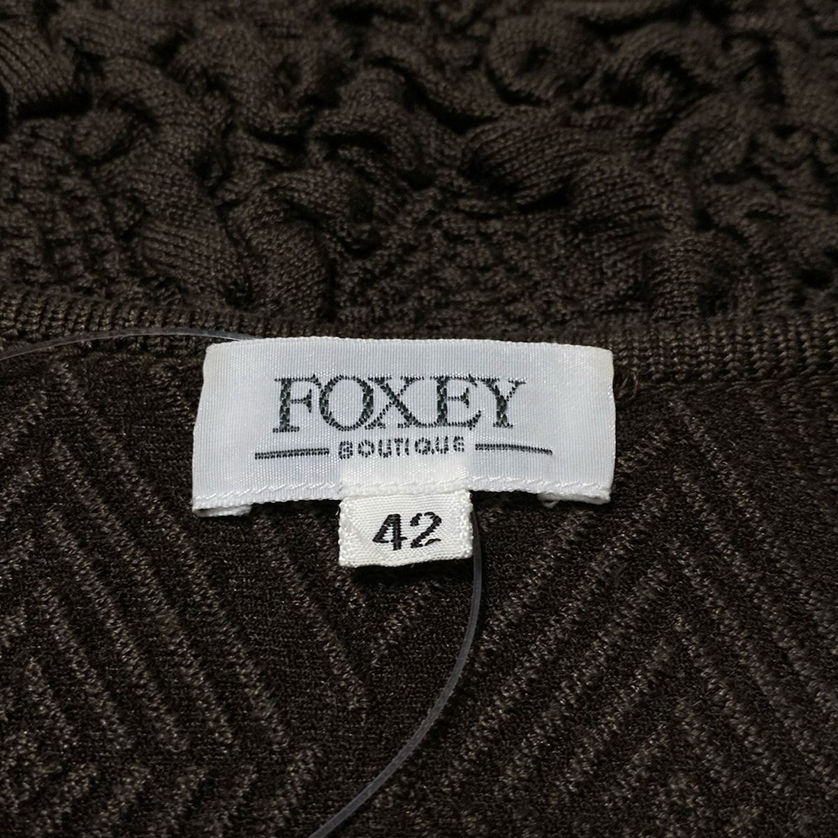 ダークブラウン 長袖