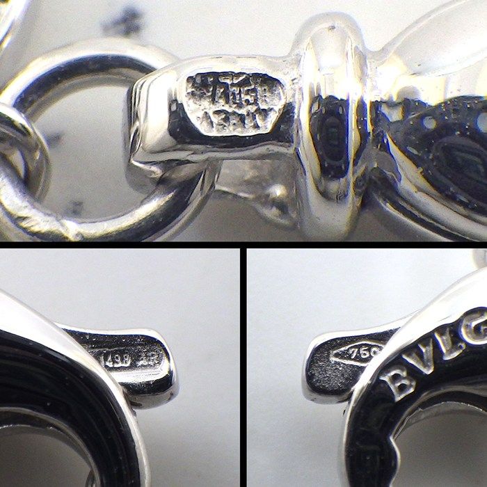  ブルガリ BVLGARI ネックレス B-zero 1 ビーゼロワン ダイヤモンド K 18 WG ネックレス アクセサリー