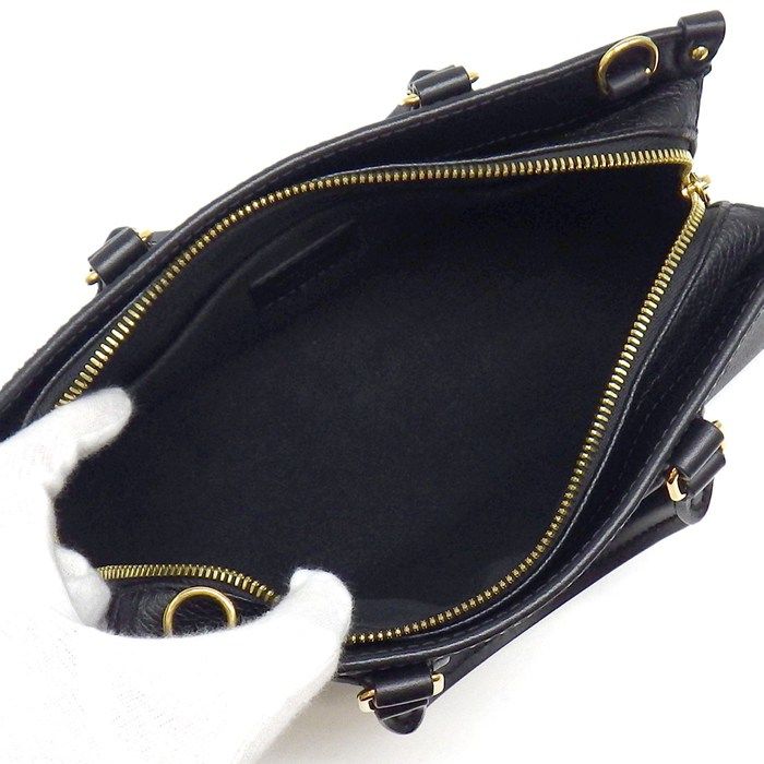  ルイ ヴィトン LOUIS VUITTON ハンドバッグ オンザゴー EW M 23640 ノワール モノグラム アンプラント グレインカウハイドレザー その他 バッグ