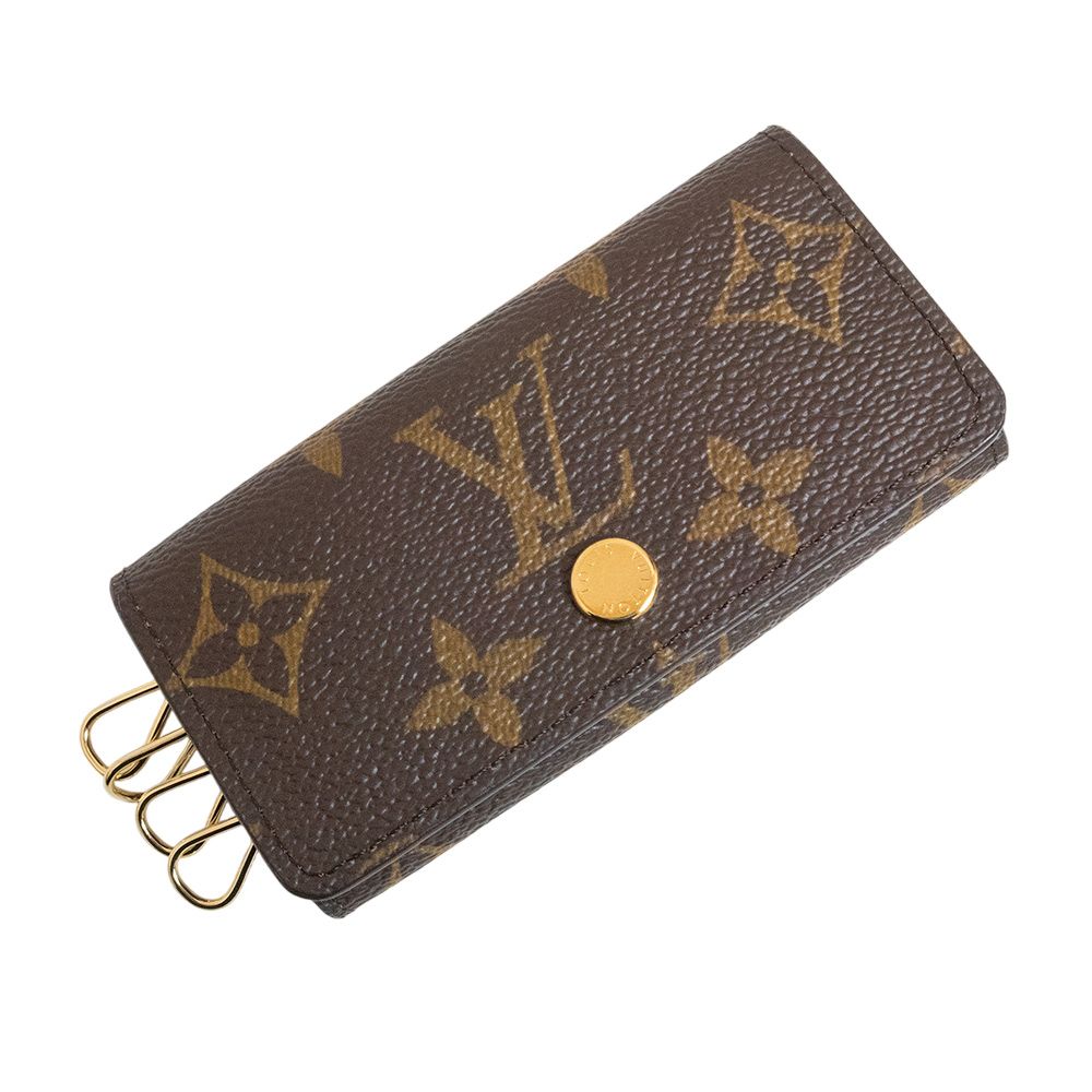 ルイ ヴィトン ミュルティクレ 4 キーケース モノグラム ブラウン ゴールド金具 M62631 M69517 LOUIS VUITTON