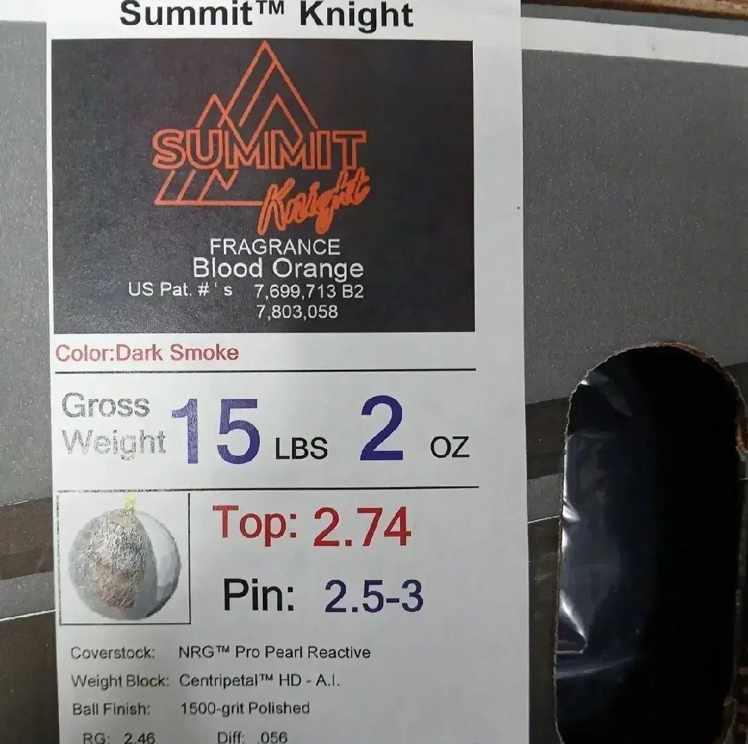  15パウンド サミット NIGHT ストーム ボーリング 球 ボウリング スポーツ