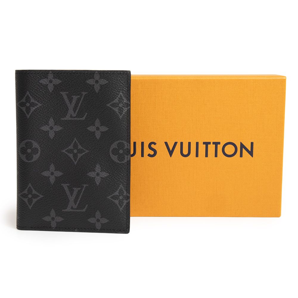 ルイ ヴィトン パスポートカバー クーヴェルテュール パスポール NM パスポートケース モノグラムエクリプス ブラック M64501 LOUIS VUITTON