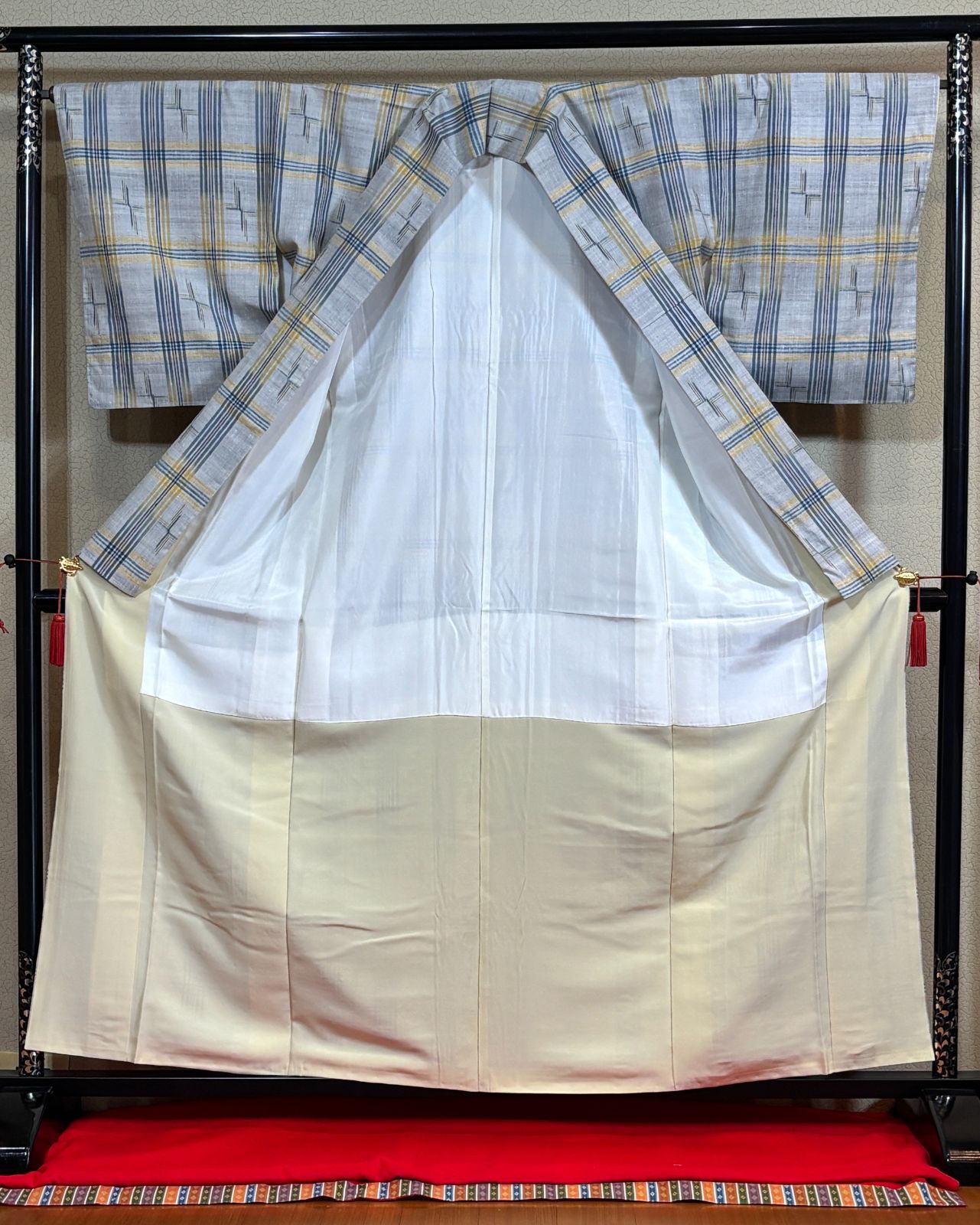きもの蔵 ゆきやま紬 袷きもの 未着用