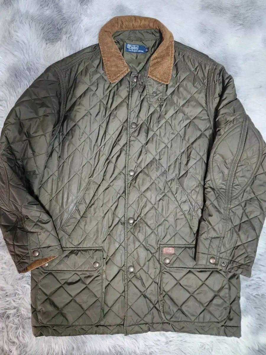 ポロラルフローレン キルティング ジャケット カーキ
