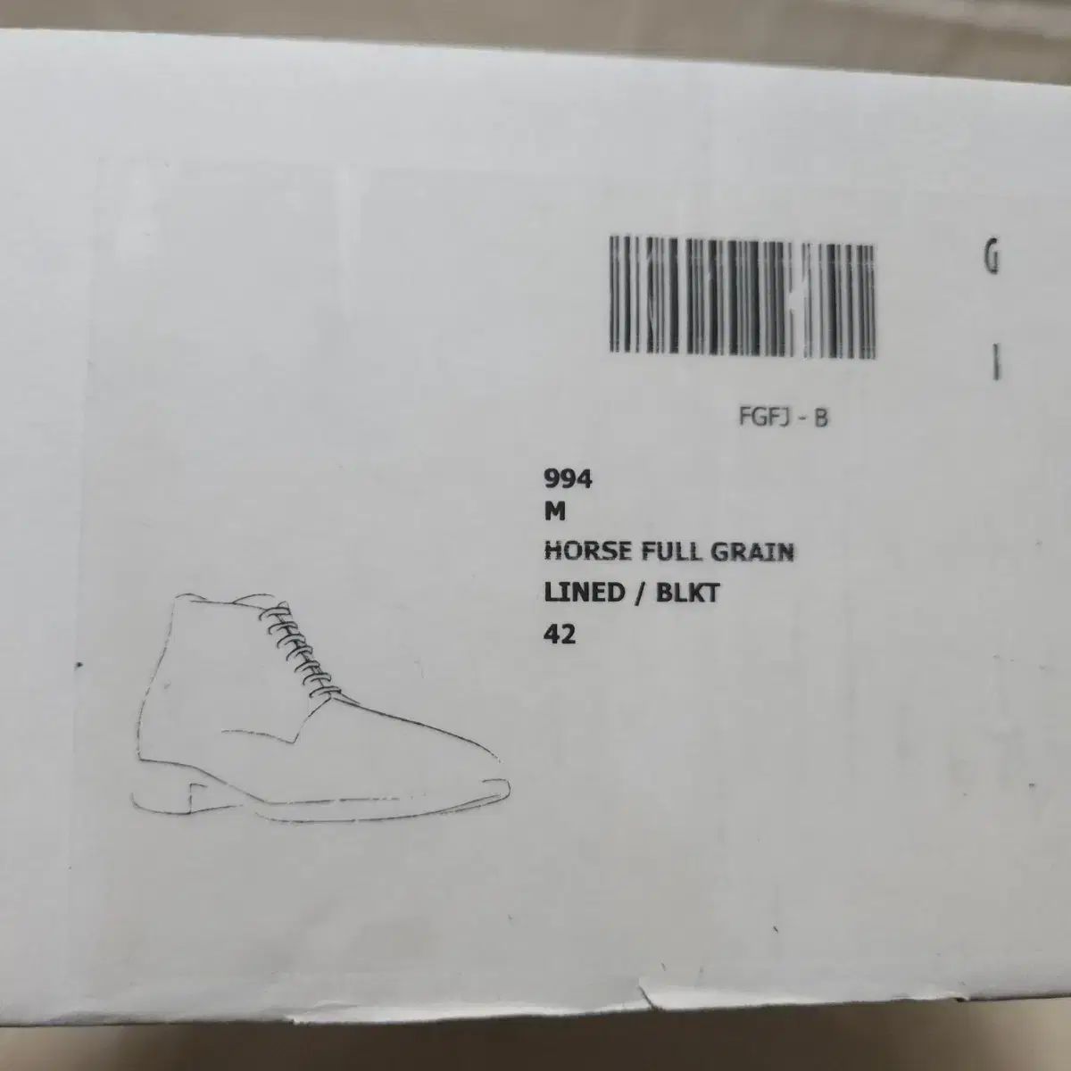  42 GUID グイディ 994 BLKT HORSE FULL GRAIN ローファー ブーツ 革靴
